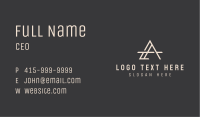Real Estate Construction Letter A Business Card Image Preview