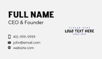 Graffiti Drip Wordmark Business Card Image Preview
