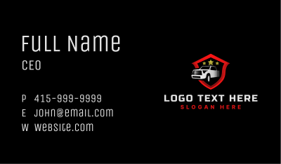Automotive Pickup Truck Business Card Image Preview