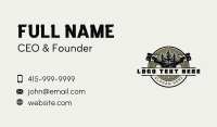 Chainsaw Logging Wood Business Card Image Preview