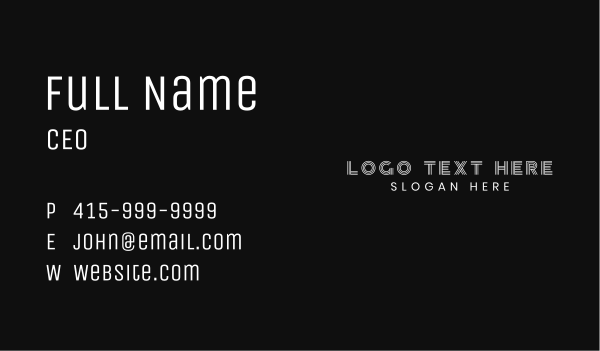 Generic White Innovation Business Card Design Image Preview