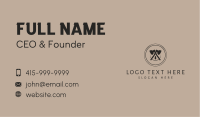 Axe Lumber Woodcutting Business Card Image Preview