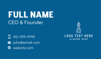White Pliers Outline  Business Card Preview