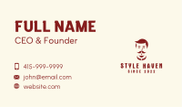 Asian Moustache Man Business Card Image Preview