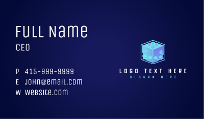 Cube Data Technology Business Card Image Preview