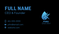 Hummingbird Water Droplet Business Card Image Preview