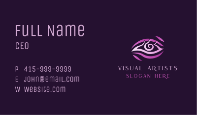 Eye Beauty Wellness Business Card Image Preview