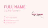 Cute Playful Bubble Business Card Image Preview