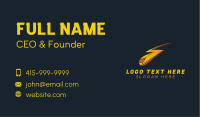 Lightning Fast Train Business Card Image Preview