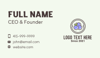 Blueberry Farm Badge Business Card Image Preview