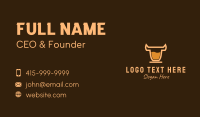  Bull Coffee Drink Business Card Preview