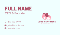 Lovely Elephant Family Business Card Design