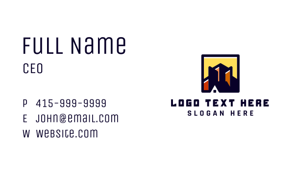 City Building Real Estate Business Card Design Image Preview