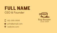 Snail Coffee Cup  Business Card Image Preview