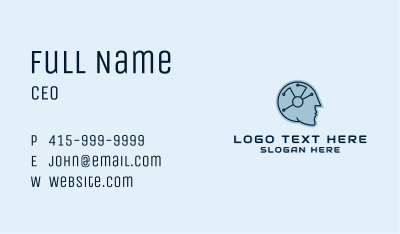 Artificial Intelligence Technology Business Card Image Preview