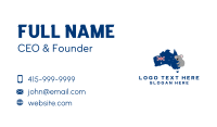 Australian Koala Map Business Card Preview