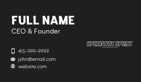 Cyberpunk Wordmark Business Card Image Preview