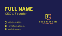 Lightning Bolt Letter E Business Card Image Preview