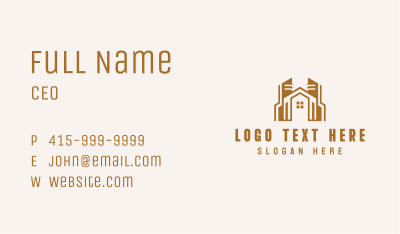 Property Realtor Building Business Card Image Preview