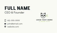 Panda Bear Wildlife Business Card Image Preview