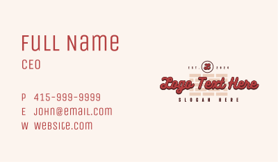 Cafe Pub Bar Business Card Image Preview