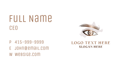 Eyebrow Beauty Cosmetics  Business Card Image Preview