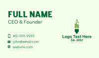 Eco Leaf Bulb Business Card Image Preview