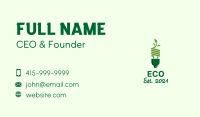 Eco Leaf Bulb Business Card Image Preview