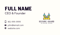 Inflatable Castle Tower Business Card Image Preview