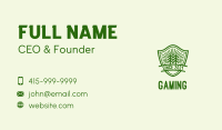 Forest Tree Shield Business Card Image Preview