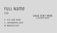 Generic Black Handwriting Business Card Image Preview