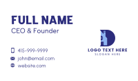 Home Builder Letter D Business Card Preview