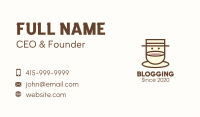 Coffee Cup Barista Business Card Image Preview