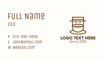 Coffee Cup Barista Business Card Image Preview