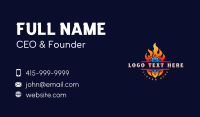 Fire Ice Heating Business Card Preview