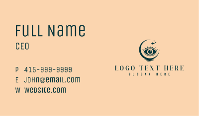 Psychic Moon Eye Business Card Image Preview