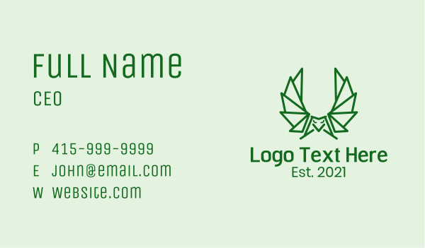 Wing Eagle Head Business Card Design Image Preview