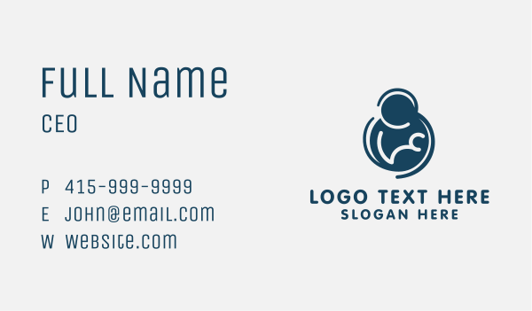 Baby Breast Pump Business Card Design Image Preview