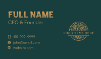 Luxury Floral Wedding Business Card Preview