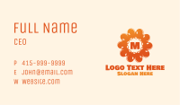 Bubbly Sun Lettermark Business Card Image Preview