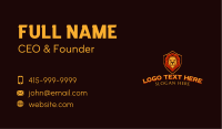 Lion Shield Clan Business Card Image Preview