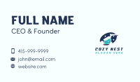 Sprayer Cleaning Janitorial Business Card Design