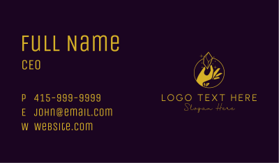 Cosmic Precious Stone Business Card Image Preview