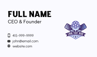 Pickleball Championship Team Business Card Design