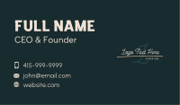 Classic Brand Letter  Business Card Image Preview