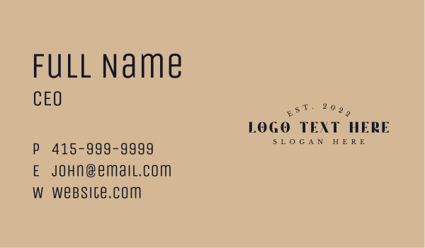 Luxury Beauty Wordmark Business Card Design Image Preview