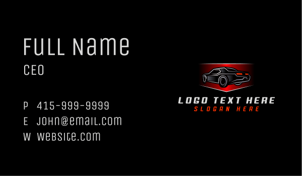 Car Driver Automotive Business Card Design Image Preview