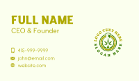 Cannabis Oil Weed Bottle Business Card Image Preview