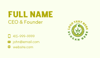 Cannabis Oil Weed Bottle Business Card Image Preview