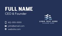 Abstract Wave Startup Business Card Image Preview